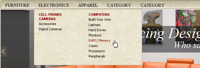 Free Magento Custom Menu
