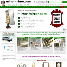 Mirror-mirror.com - traditional decorative mirrors and contemporary glass mirrors