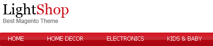 Small Navigation Items Interval Magento template