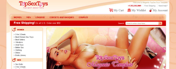 Lingerie Magento Template