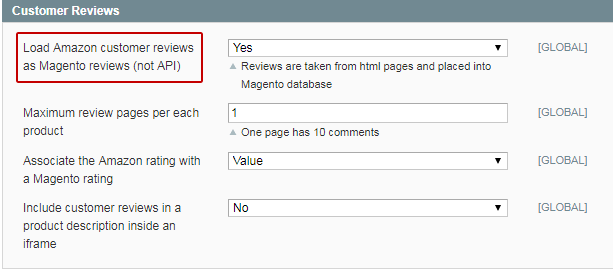 Amazon Magento extension - Load Amazon customer reviews into Magento