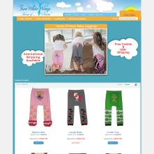 Magento Store based on BlueScale Magento Template - Baby Leggings and Children's Clothing