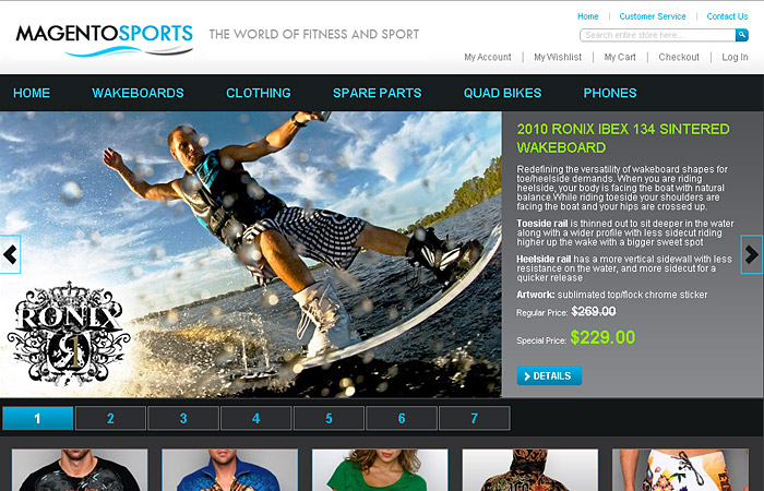 Sport Magento Template