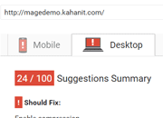 Magento2 Awe Menu by Kahanit Page speed - Desktop Summary