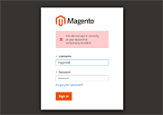 Magento2 Visual Menu Builder by Magenest backend - Account is temporarily disabled