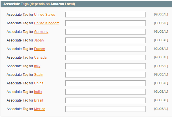 Associates Tag - Amazon Magento extension