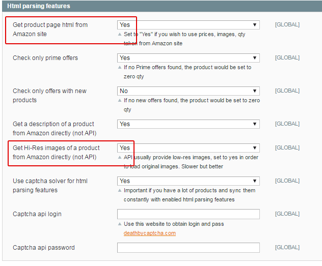 Magento Amazon extension - Get Hi-Res images of a product from Amazon directly