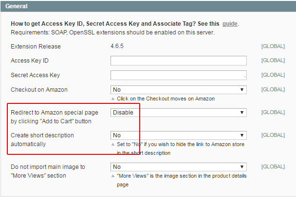 Magento Amazon extension - Hide all references to Amazon