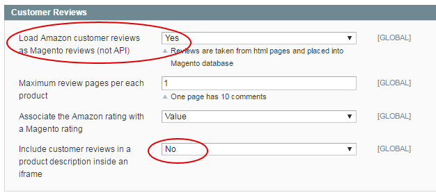 Magento Amazon extension - Post Amazon reviews as Magento native reviews