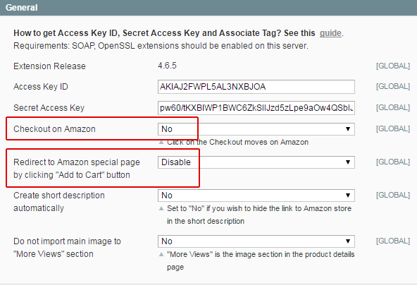 Magento Amazon extension - Regular Magento checkout