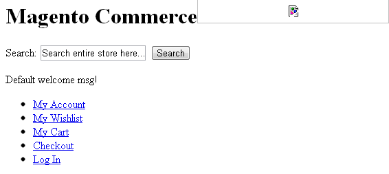 Magento appears completely unstyled