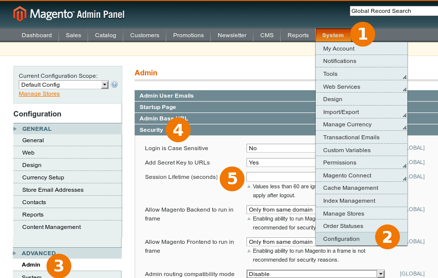 Check Magento password lifetime setting