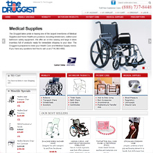 Magento store - The Druggist takes pride in having one of the largest inventories of Medical Supplies and Home Healthcare products in the Orange County area