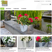 Magento Store - Puur Zink, bloembakken, tuindecoratie en tuinmeubels van Zink